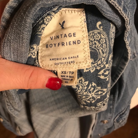 xs long sleeve Denim shirt - Picture 2 of 2